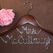Hanger Mothers, Personalized Custom Bridal Hanger, Brides Hanger, Bride, Name Hanger, Wedding Hanger, Personalized Bridal Gift