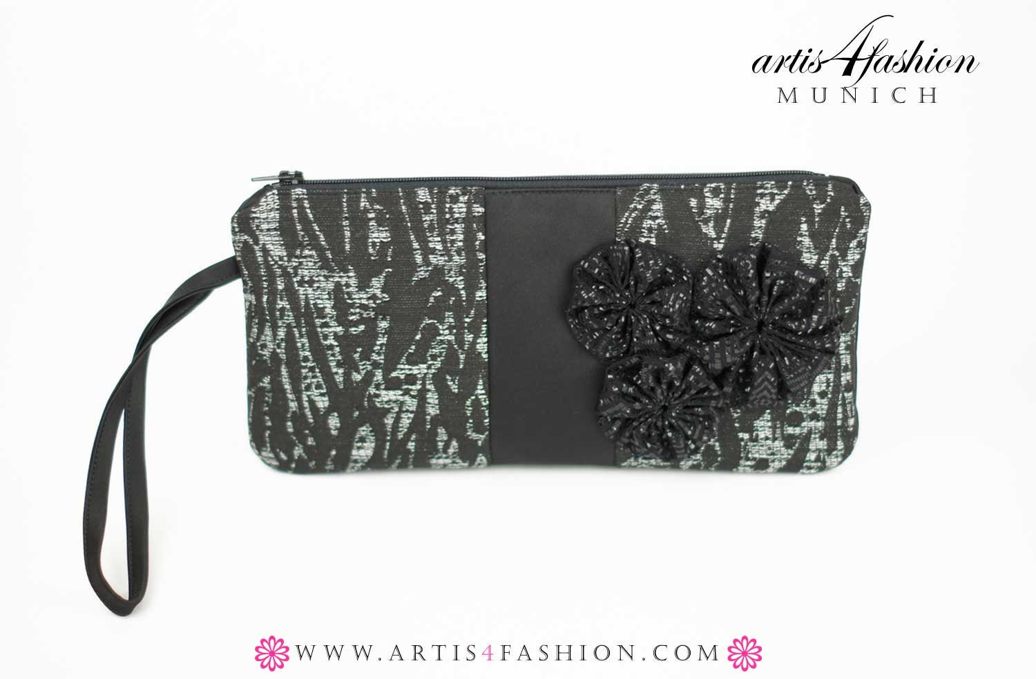 Grey Clutch Bag