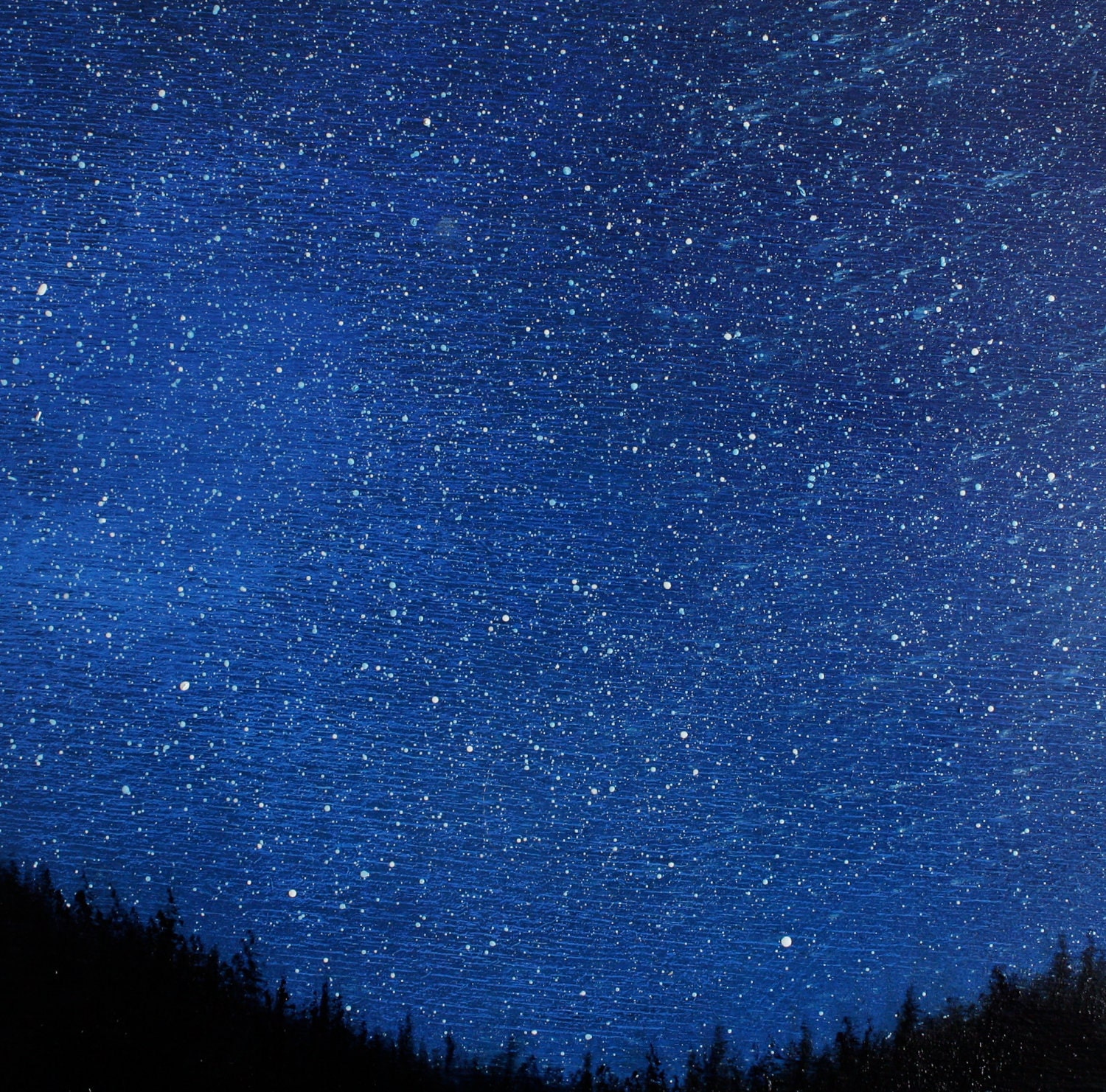 Night Sky Oil Painting
