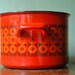 Finel Enamel Pot Kaj Franck - Danish Modern Daisy Pot Arabia of Finland