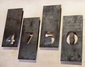 Variable Alignment Single Number Address Plaques