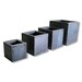 12" Cube Steel Planter