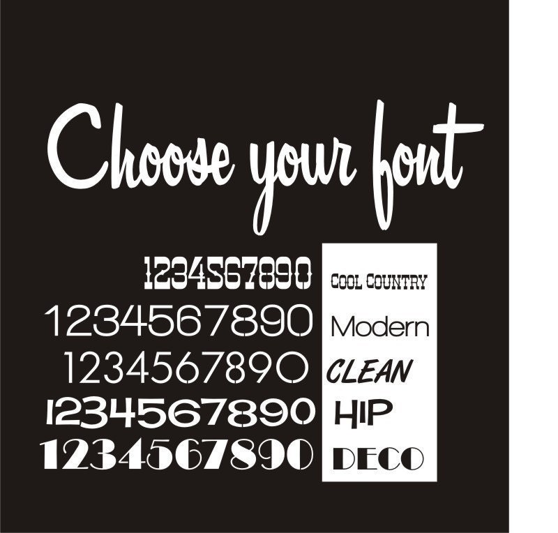 MB1 - Modern Mailbox with Address Numbers