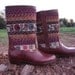 SALE Tribal leather Boots
