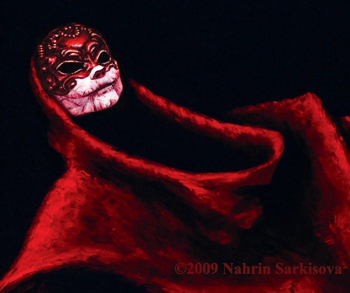 Red Death Art Print 11x14 Limited Edition Out of 30