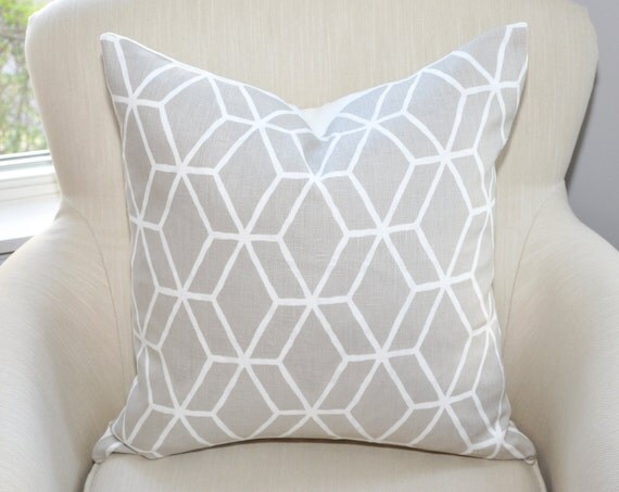 Reserved for Nicole // TWO Braemore Diamond Geometric Pillow Covers -- 20x20