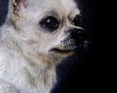 Personalized Your Dog Portrait, 7"x5" original oil painting