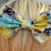 Summer Floral Hair Bows - 5 color choices