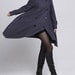 Double breasted Hoodie wool coat/ winter wool coat/ hood Cloak coat