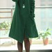 Asymmetric Spring Coat long sleeved dress