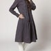 spring Linen tunic long dress /linen Coat gown