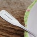 Personalized Baby Spoon Hand Stamped - Birthday, Baptism, Christening, Just Because They're So Cute Gift