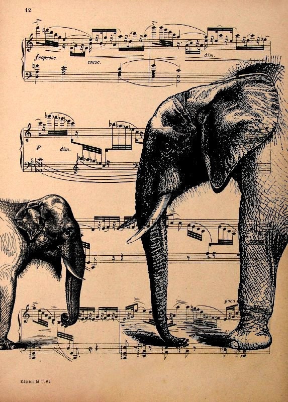 MUSIC retro 36, original ARTWORK, mixed media