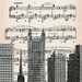 MUSIC RETRO 47   Print Poster Mixed Media Painting