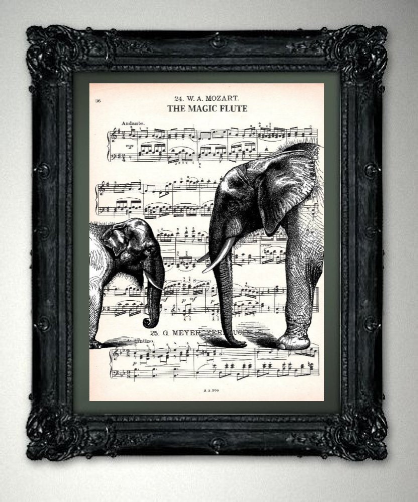 MUSIC RETRO 70  Print Poster Mixed Media Painting