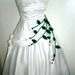 Purely alluring wedding or formal dress. Beautifully hand crafted. Made from duchess satin. Custom and made to measure services available.