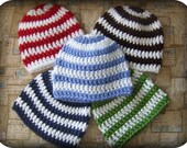 Striped Baby Hat Great for prop or every day