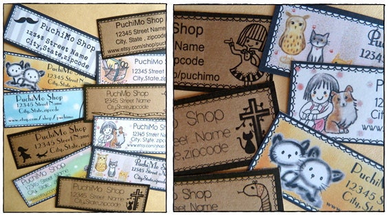 PuchiMo Address Labels