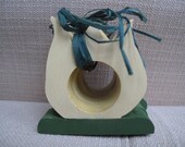 Set of 4 wood napkin holders