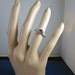 Fabulous Vintage Platinum .95 ct. Montana Sapphire Diamond Ring