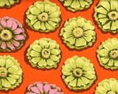 Kaffe Fassett's Zinnia Fabric in Lime