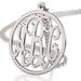 Name Necklace Monogram Necklace - Personalized Monogram - 925 Sterling silver