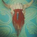 SALE- Cimarron Concho Suede Leather Fringe Cinch Bag