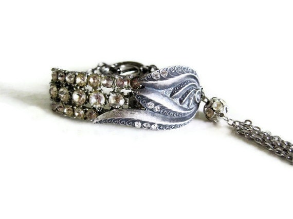 Rhinestone Bracelet, Art Deco Assemblage