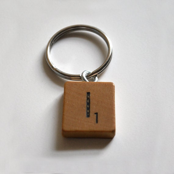 Scrabble Tile Keychain - Pick Your Letter