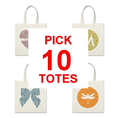 Pick Any 10 Tote Bags