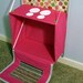 Folding fabric Play Kitchen e-pattern. Store away when not using.