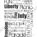 Fourth of July / Patriotic / Summer Subway art