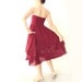 Strapless Ruffle Dress or Maxi Skirt in Red