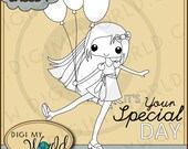 Birthday Tween Tweenager teenager girl Cassidy Digital Stamp