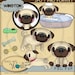 Pug dog puppy kawaii style clipart images for scrapbooking and card making