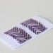 Purple Chevron Hair Clips.  Girls Hair Accessory. Children Fashion. Bellflower. Geometric. Toddler Girl. Metal Snap Clip. Purple Clips.