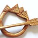 Golden aztec- indian tribal arrow hair pin shawl pin