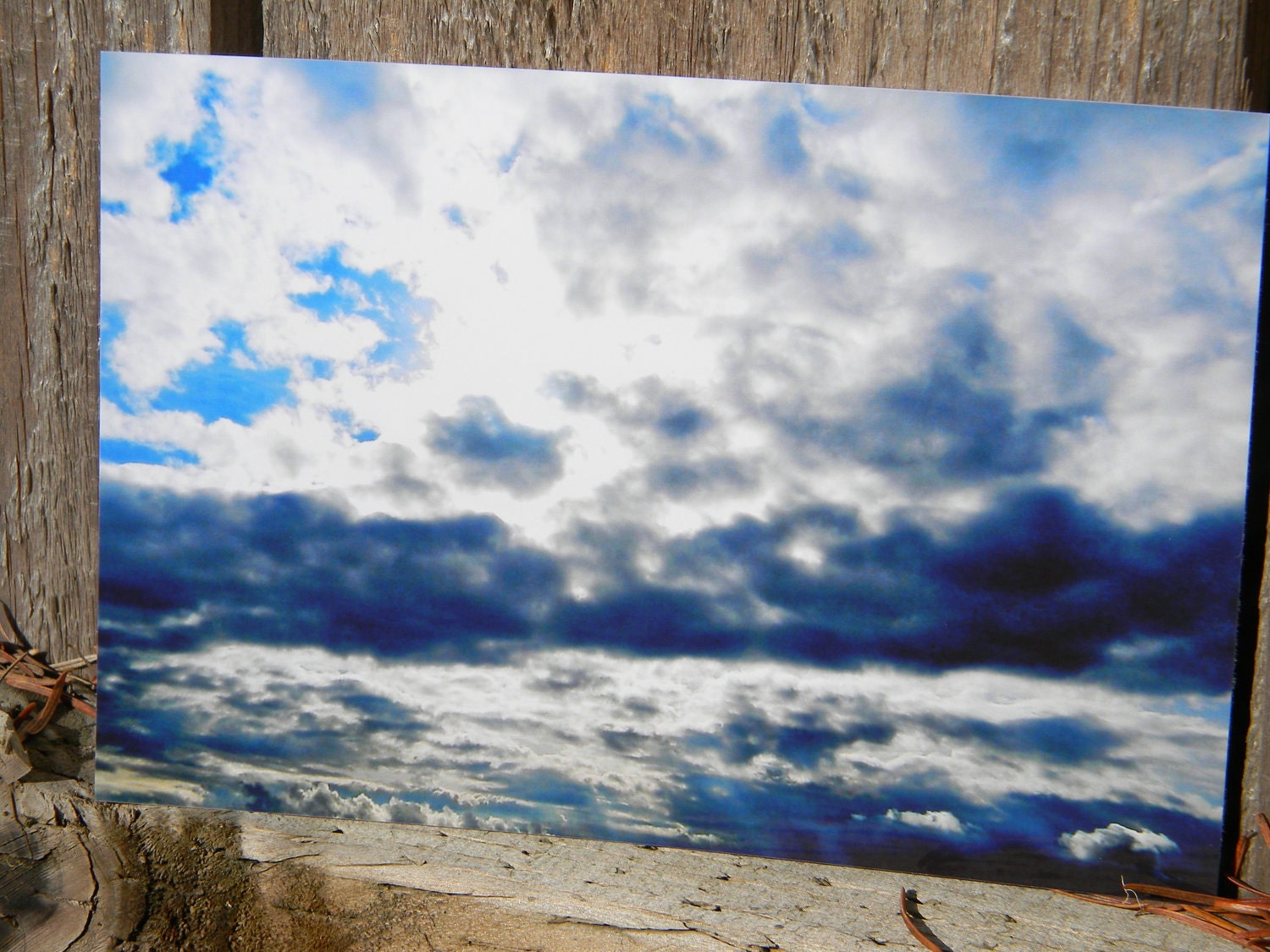 Cloudy Skies-Clouds-Sunshine-Rain-Print-4x6