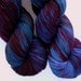 Hand Dyed Sock Yarn - Superwash Merino Fingering Weight in Royalty Colorway