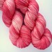 Merino Silk Yarn - Hand Dyed 50/50 Merino Silk Fingering Weight in Azalea Colorway
