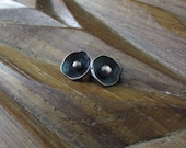 Two Oxidised Copper Poppy Charms