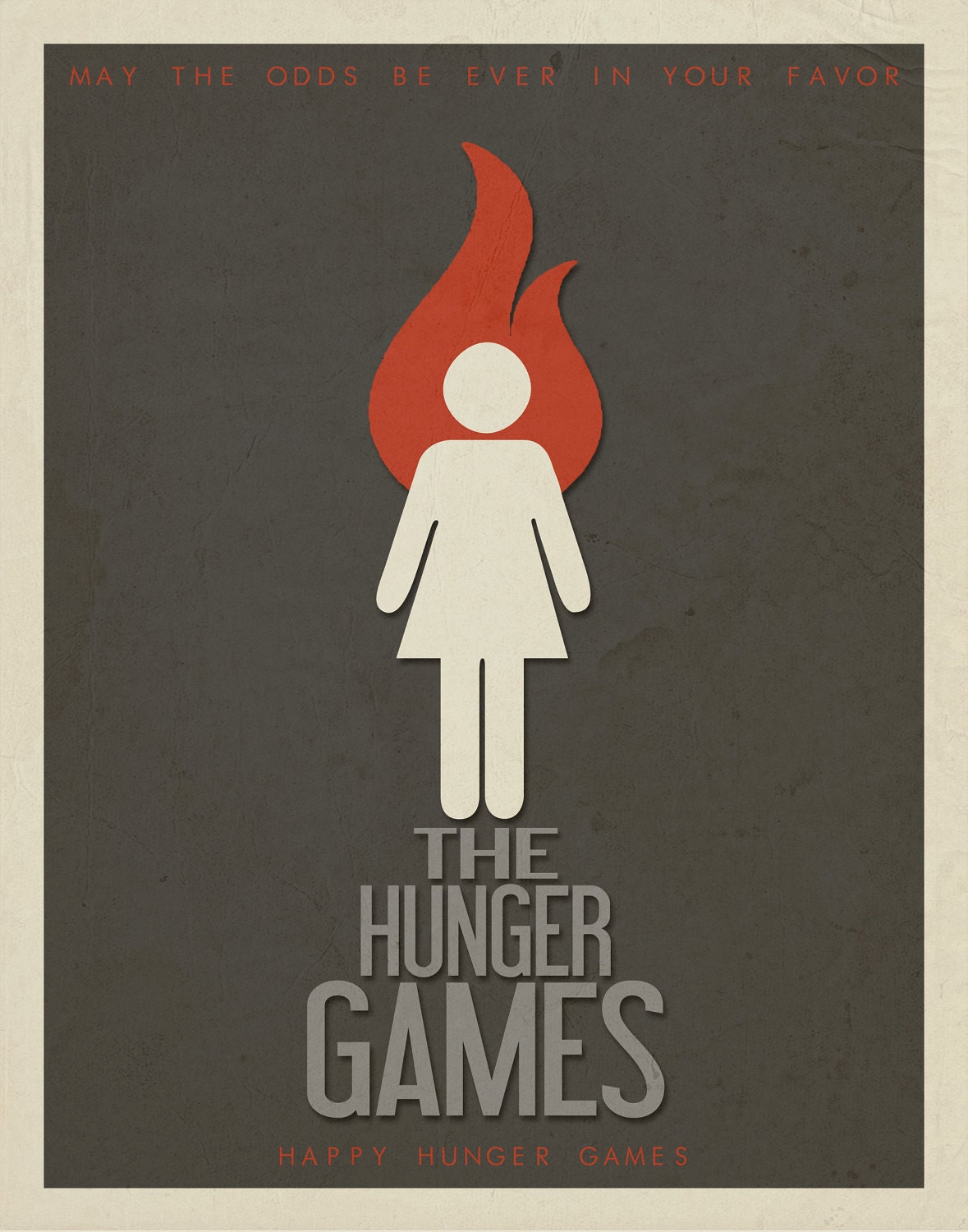 The Hunger Games Minimalist Movie Poster 11" x 14"