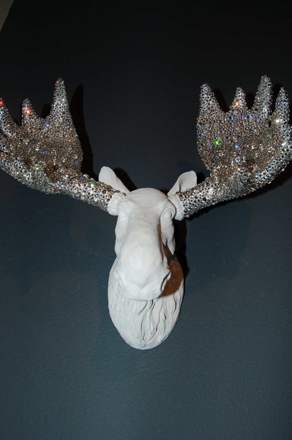 THE MONROE COLLECTION - Swarovski Moose -Chic Couture Rhinestone Taxidermy