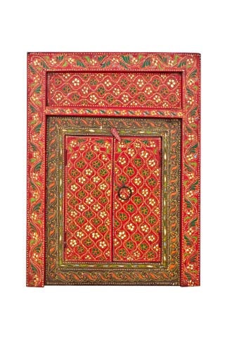 Handpainted Sindhi Mirror-Price Reduced