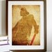 Star Wars Darth Vader Vintage A3 Poster Print