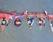 CUSTOM handcrafted shabby candy buffet bar banner LOVE is SWEET by Lisa Rice