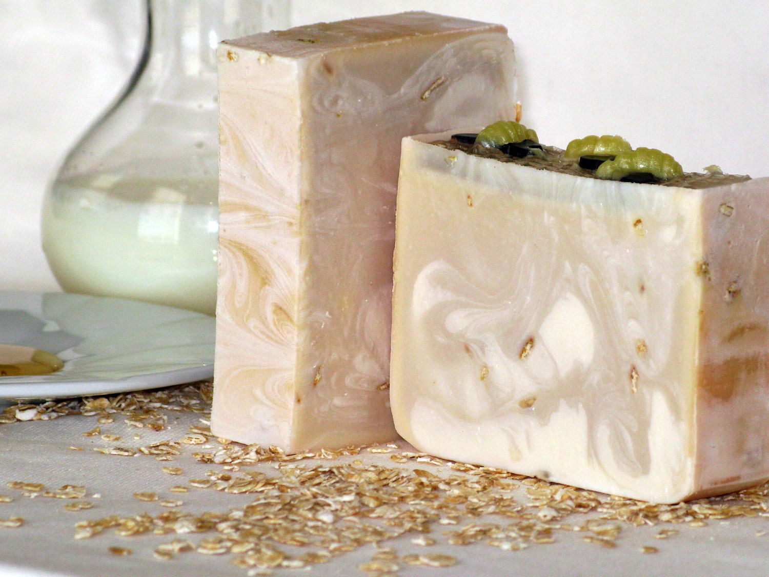 Creamy Milk Oatmeal Almond and Honey Soap