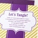 Rapunzel Tangled inspired Invitations "Let's Tangle" Personalized Printable Birthday Invites