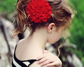 Ava Felt Flower PDF Pattern Tutorial,easy how to Ebook, Epattern embellishment 2 sizes, Child & Adult
