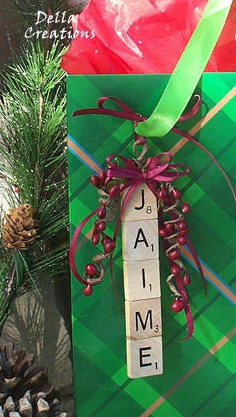 Personalized Scrabble Ornament